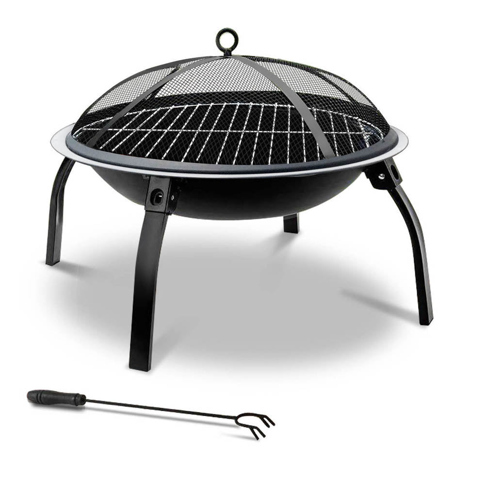 Portable BBQ fire pit